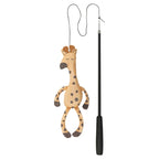 Trixie - kattenhengel telescopisch grote katten met giraffe bruin
