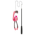 Trixie - kattenhengel telescopisch grote katten met flamingo roze