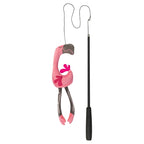 Trixie - kattenhengel telescopisch grote katten met flamingo roze