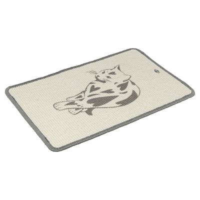 Trixie - krabmat met print taupe