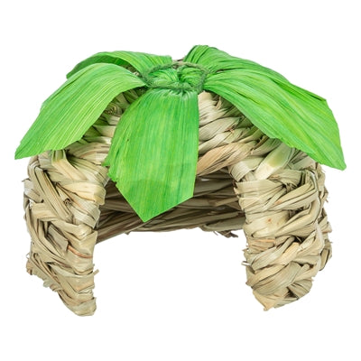 Trixie - huis gras met maisbladeren
