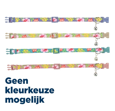 Trixie - kattenhalsband bloemen motief