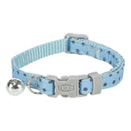 Trixie - kattenhalsband stippen motief blauw