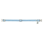Trixie kattenhalsband stippen motief blauw