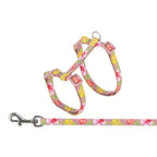 Trixie - kattentuigje met riem bloemen motief