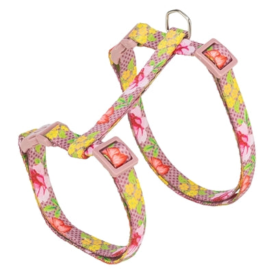Trixie - kattentuigje met riem bloemen motief