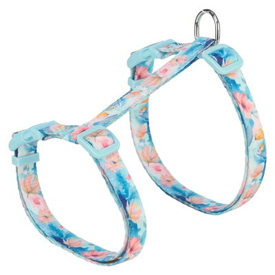 Trixie - kattentuigje met riem flower power motief
