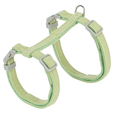 Trixie - kattentuigje met riem fluweel groen