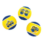 Minion - Minion S squeaky tennisballen met piep geel / blauw