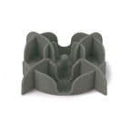 Zolux - slowfeeder / inzet stuk voor voerbak silicone grijs