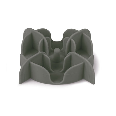 Zolux - slowfeeder / inzet stuk voor voerbak silicone grijs