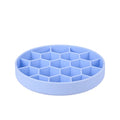 Zolux - voerbak hond slow feed met zuignappen silicone blauw