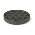 Zolux voebrak hond slow feed met zuignappen silicone grijs