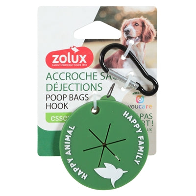 Zolux - poepzakhouder haak groen