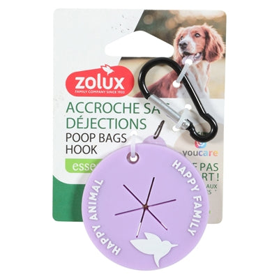 Zolux - poepzakhouder haak paars