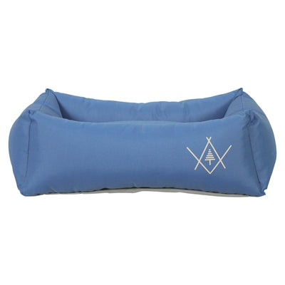 Zolux - hondenmand 4 seasons waterafstotend polyester hoekig blauw