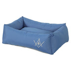 Zolux - hondenmand 4 seasons waterafstotend polyester hoekig blauw