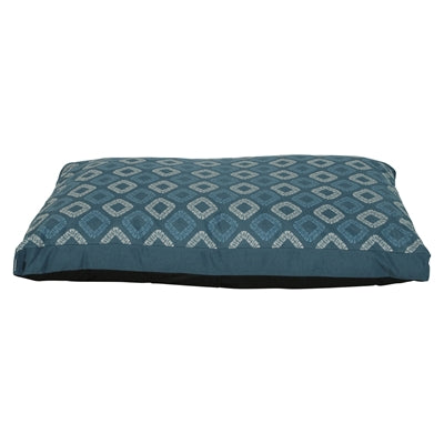 Zolux - hondenkussen sirius met print hoekig blauw