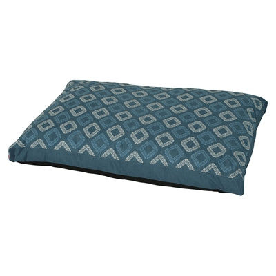 Zolux - hondenkussen sirius met print hoekig blauw
