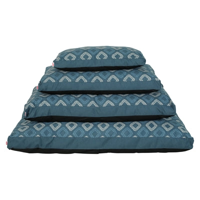 Zolux - hondenkussen sirius met print hoekig blauw