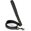 Zolux - expert hondenriem premium leer / neopreen zwart