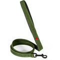 Zolux - expert hondenriem premium leer / neopreen groen