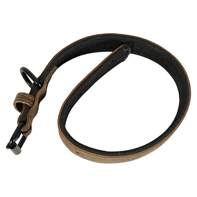Zolux - expert halsband hond premium leer / neopreen bruin