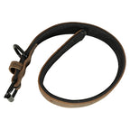 Zolux - expert halsband hond premium leer / neopreen bruin