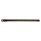 Zolux - expert halsband hond premium leer / neopreen bruin