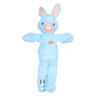 Zolux - furry farm ezel hassan pluche met touw blauw