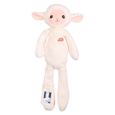Zolux - furry farm schaap lenny pluche met touw wit
