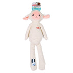 Zolux - furry farm schaap lenny pluche met touw wit
