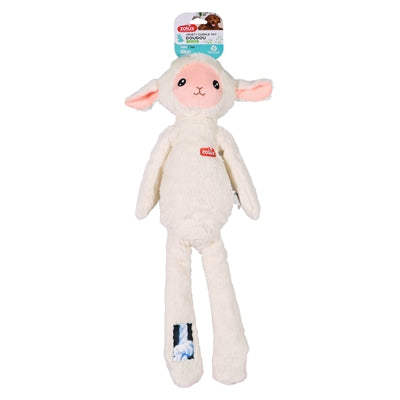 Zolux - furry farm schaap lenny pluche met touw wit