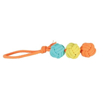 Zolux - flostouw twist met 3 touwballen meerkleurig