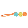 Zolux - flostouw twist met 3 touwballen meerkleurig