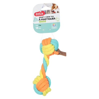 Zolux - flostouw twist dumbell meerkleurig