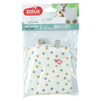 Zolux - hooizak cosy gestipt wit