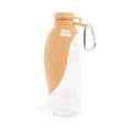 Martin - drinkfles met silicone drinkbak oranje