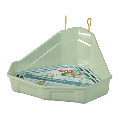 Zolux - hoektoilet knaagdier groen