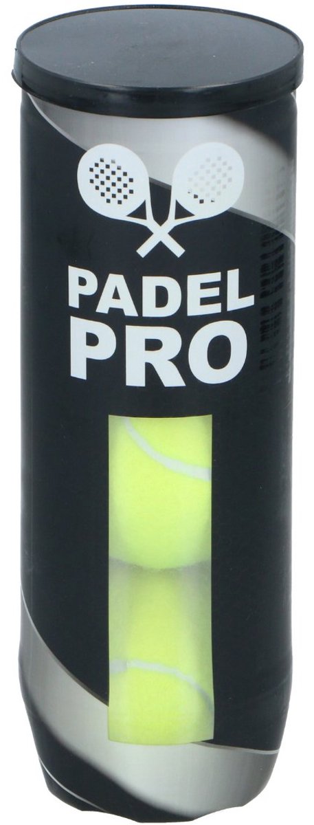 Merkloos sans marque set van 3 padelballen in koker – geschikt voor padel en recreatief tennis – tennisballen voor kinderen en volwassenen – constante stuit en stevig vilt