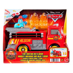 Mattel disney en pixar cars radiator springs racen en redden - brandweer - red en guido speelset