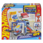 Hot wheels city centrum politietoren speelset speelset - met metalen politieauto