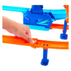 Mattel hot wheels stuntbanen snelle lanceringscycloon baanset en metalen speelgoedauto