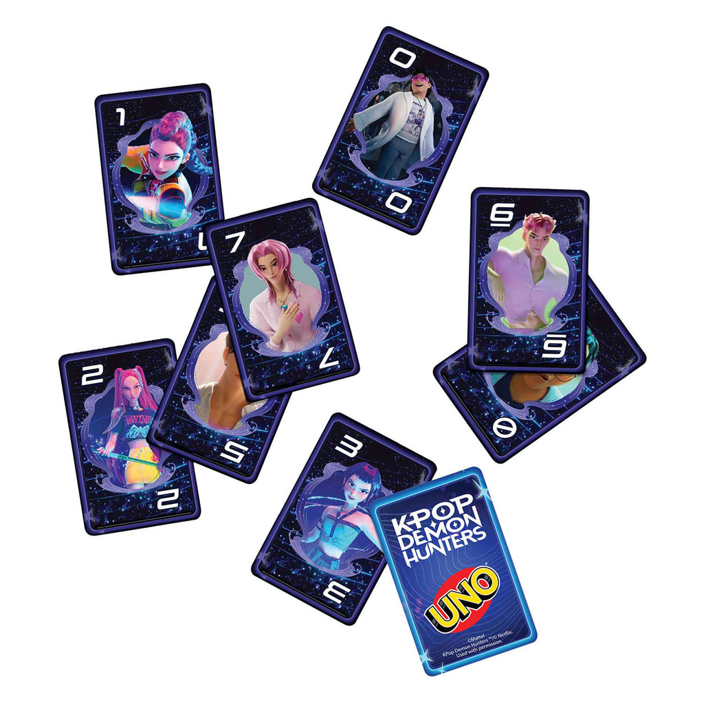 Mattel games uno kpop demon hunters - kaartspeel