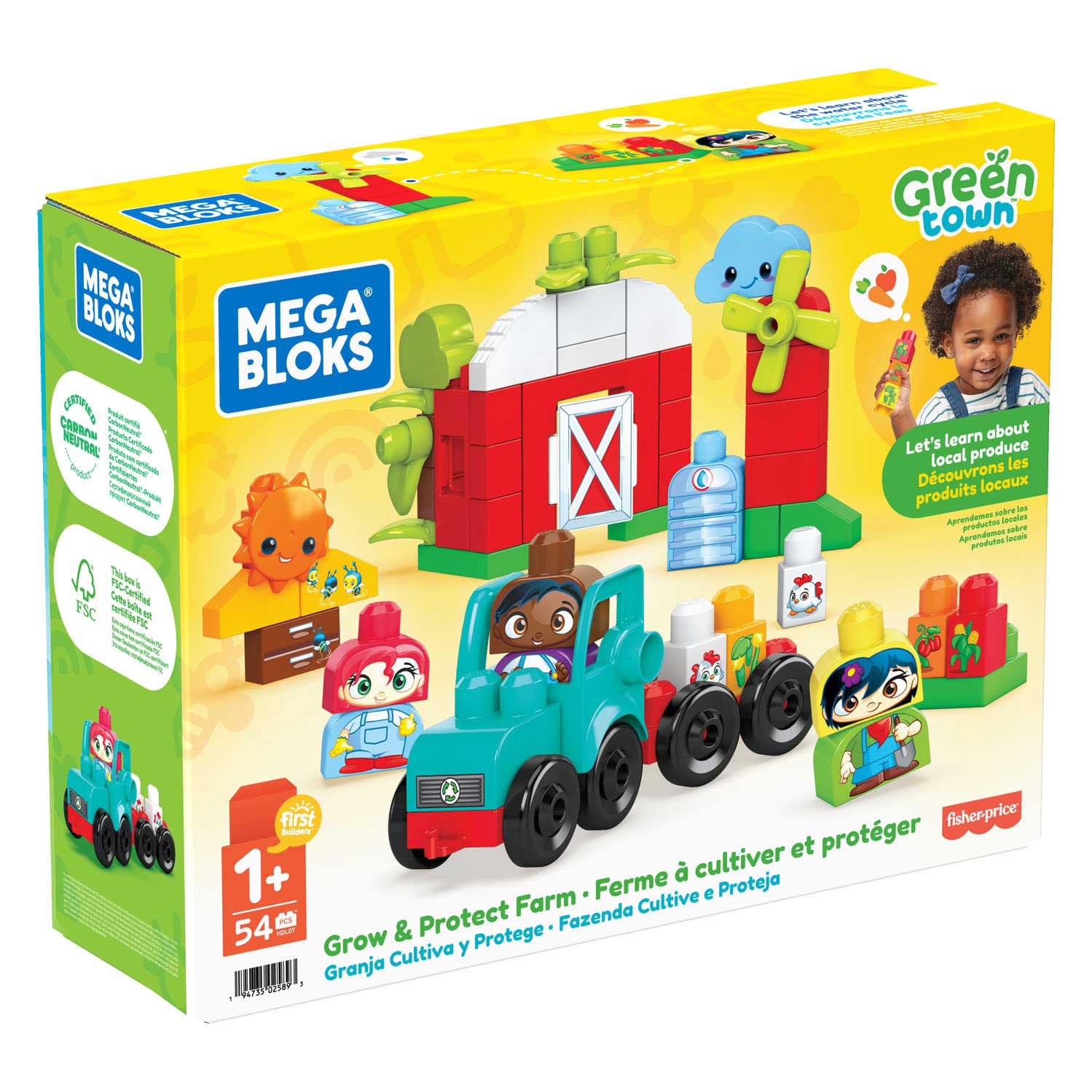 Mega bloks groene stad ecoboerderij