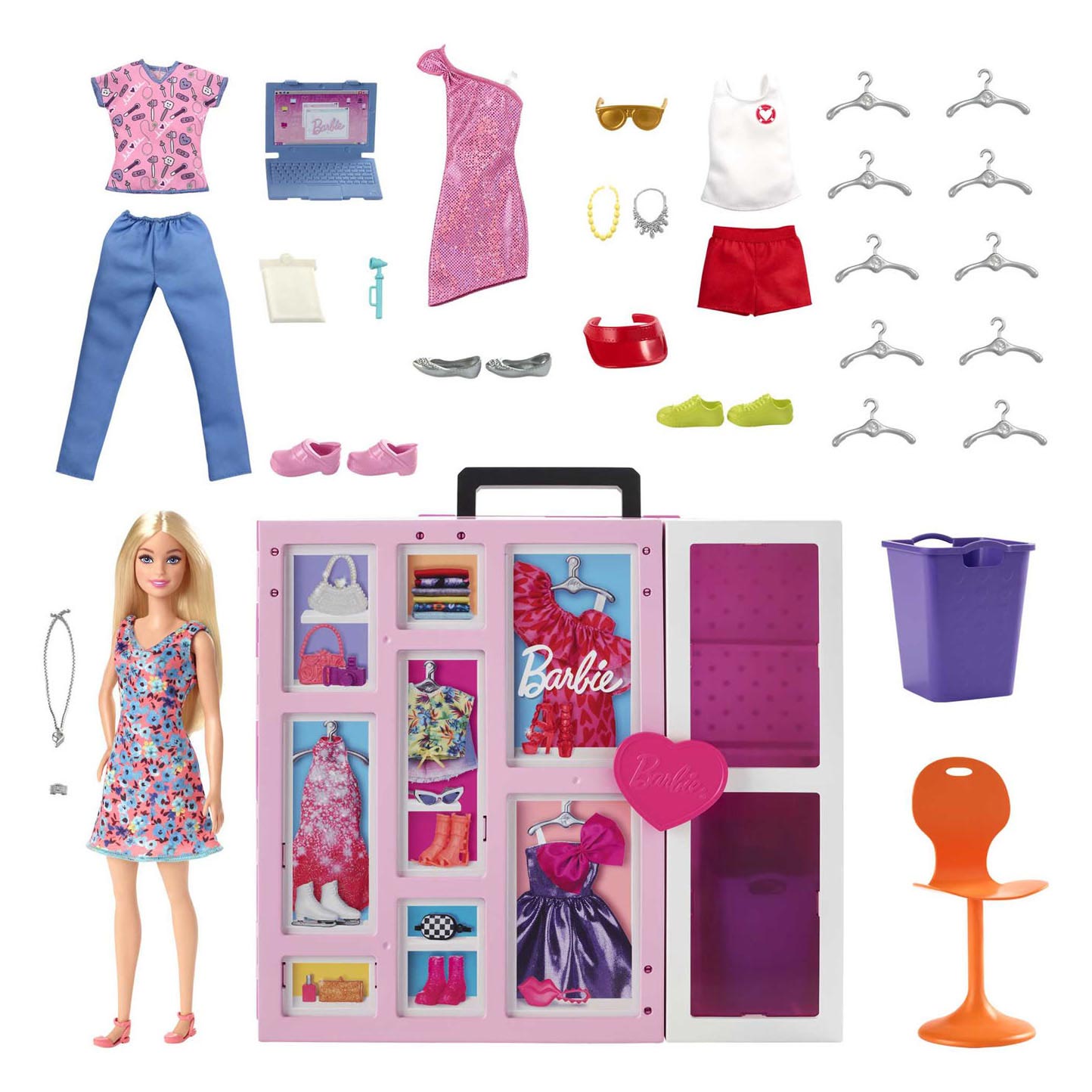 Barbie dream kledingkast 2.0 met pop