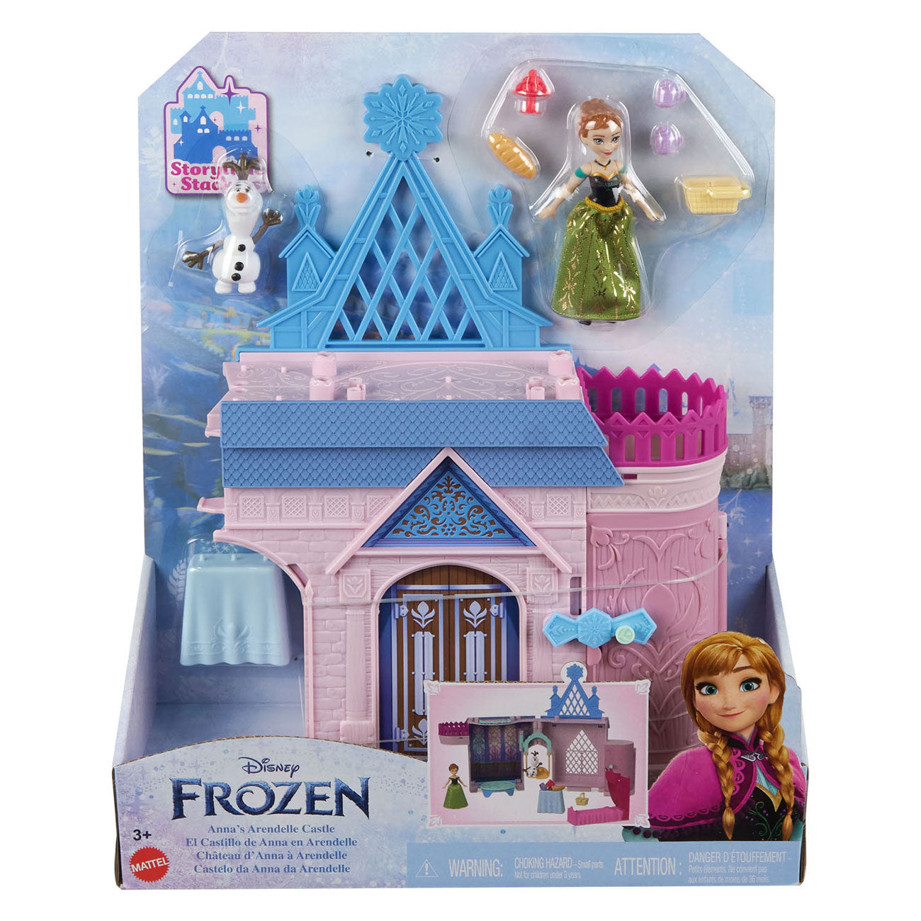 Disney frozen kleine pop kasteel met figuur asst
