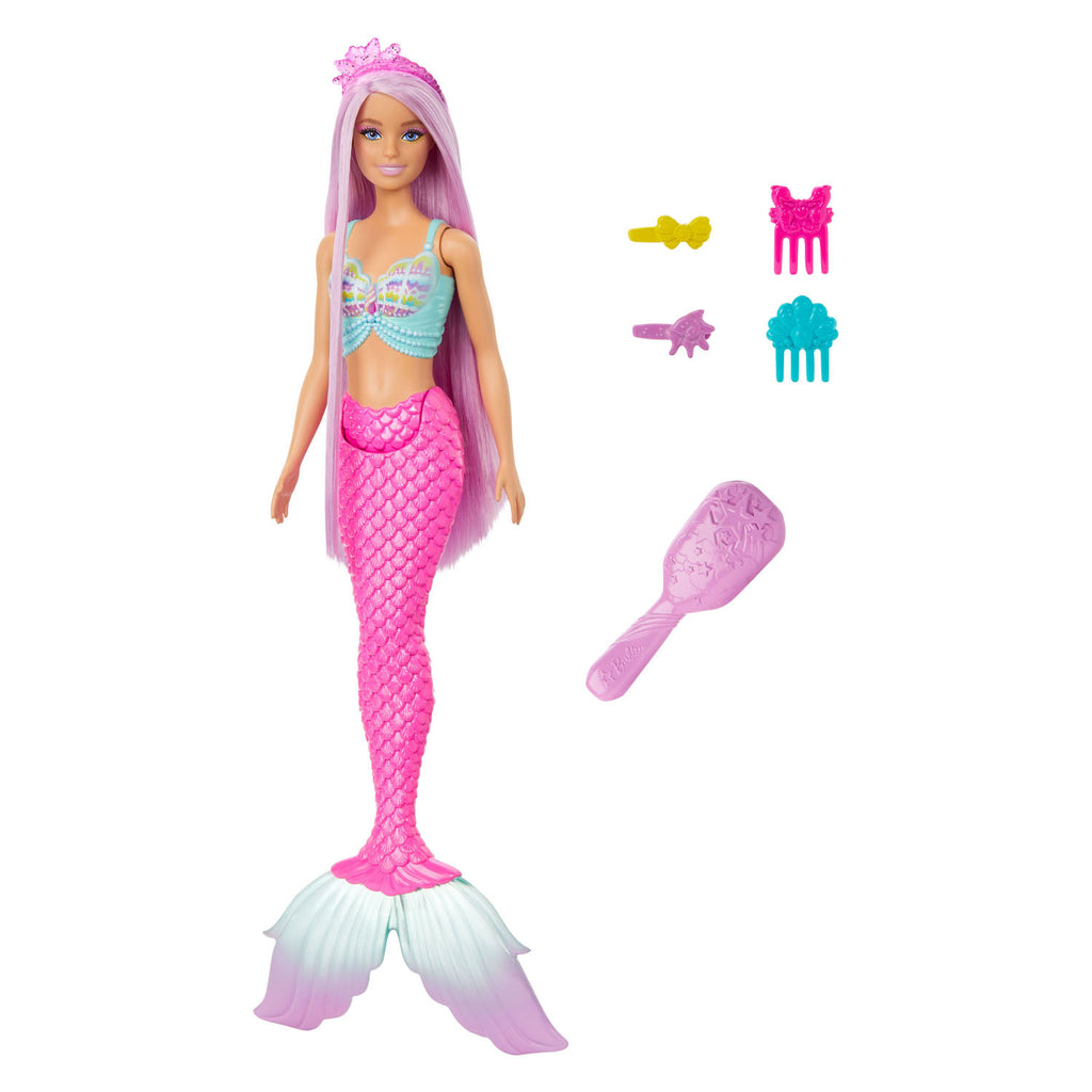 Mattel - Barbie modepop zeemeermin met lang haar