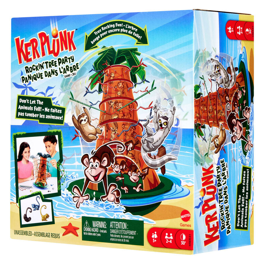 Mattel Games - Games Vallende aapjes schommelend boomfeest kinderspel