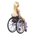 Mattel Fashionistas met een paarse rolstoel #194